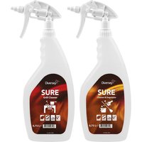 SURE Cleaner and Degreaser / Grill Cleaner Refill Bottles 750ml (6 Pack)