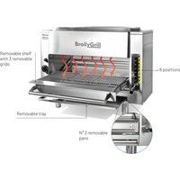 Casta BroilyGrill BRL7001 Heavy Duty Gas Overfired gas broiler Steakhouse grill