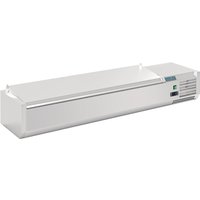 Polar G-Series Countertop Prep Fridge with Lid 7x 1/4GN