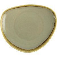 Olympia Kiln Triangular Plate Moss 230mm (Pack of 6)