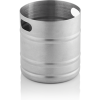 Steel & Style Cutlery Container Barrel Chrome Nickel Steel