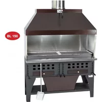 Peva BL120 Charcoal Chargrill With Decorative Canopy