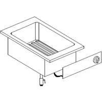 Giorik LFE4850D Drop In Single Tank Electric Fryer