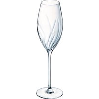 Cristal d'Arques Swirly Flute Glasses 240ml (8 Pack)