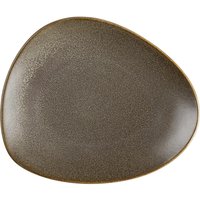 Olympia Ember Mahogany Triangle Plates 190x160mm (6 Pack)