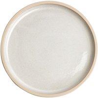 Olympia Canvas Flat Round Plates Murano White 250mm (6 Pack)