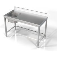 CombiSteel 700 Sink Unit Left 1400