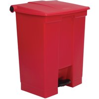 Rubbermaid Step-On Pedal Bin 68Ltr - Red