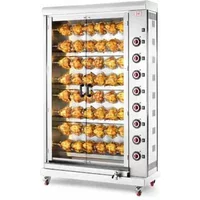 CB G48P-S8 - 8 Spit -48 Bird Gas Rotisserie