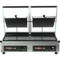 KRAMPOUZ GECID5BO - Multi Contact Grill Large - Ribbed plates top, smooth plate bottom