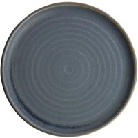 Olympia Canvas Small Rim Round Plates Blue Granite 265mm (6 Pack)