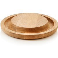 Pure Oak Buffet Board Dia 20.5 cm Wood