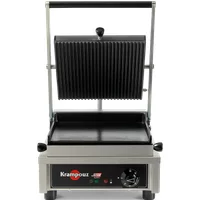 KRAMPOUZ GECID3BO - Multi Contact Grill Small - Ribbed plate top-smooth plate bottom