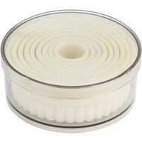 Vogue Serrated Round Pastry Cutters Nylon (Pack 9)