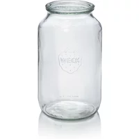 Cylinder shape glass jar