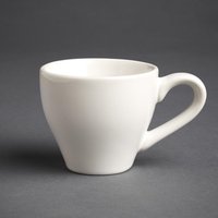 Olympia Cafe Espresso Cup White 100ml 3.38fl oz (12 Pack)