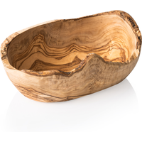 Pure Olive Buffet Bowl, Olive Wood, 25 x 15 x 10 cm