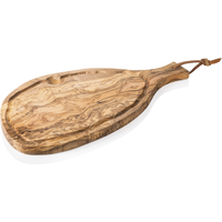 Pure Olive Serving Board with Handle, 50 x 23 cm, Olive Wood