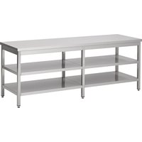 CombiSteel 800 Worktable 2 Shelves 2800