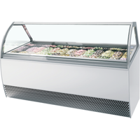 ISA MILLENNIUM LX24 Ventilated Scoop Ice Cream Display