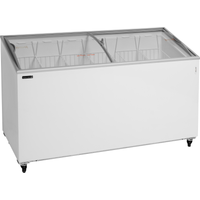 Tefcold IC500SCEB Sliding Curved Glass Lid Chest Freezer
