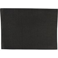 APS PVC Placemat Black (6 Pack)