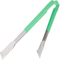 Vollrath Versagrip Tongs Flat Green 12''