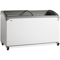 Tefcold NIC500SCEB Sliding Curved Glass Lid Chest Freezer