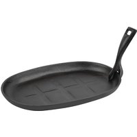 Olympia Cast Iron Oval Sizzle Platter 280mm