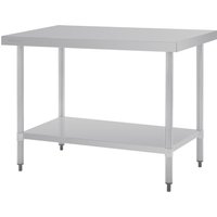 Vogue Stainless Steel Prep Table 1200mm