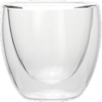 Was Germany Lungo Curved Borosilicate Glass Set of 2, 200 ml
