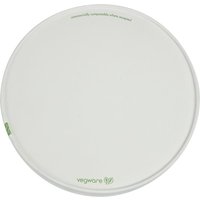 Vegware 185-Series Compostable Bon Appetit Wide PLA-lined Paper Food Bowl Lid (300 Pack)