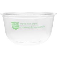 Vegware 96-Series Compostable PLA Deli Pots 8oz (1000 Pack)