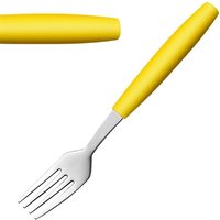Amefa PIXEL Dessert Forks Yellow (12 Pack)
