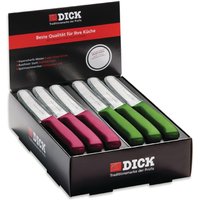 Dick Countertop 40-Piece Utility Knife Box Set Pink and Green