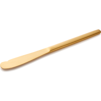 Alex Gold Butter Knife Set, 18/10 Chrome-Nickel Steel, Pack of 12