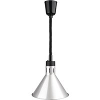 Buffalo Conical Retractable Heat Shade Silver Finish