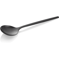 Alex Black Soup Spoon Set, Chrome Nickel Steel, Pack of 12