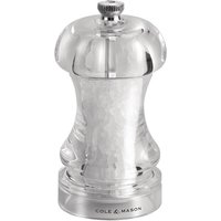 Cole & Mason Acrylic Salt Mill Capstan 4.5in