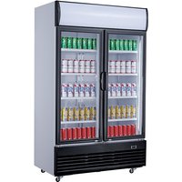 REFRIGERATOR 2 GLASS DOORS 800L