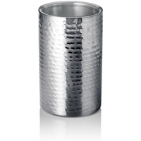 Was Germany Bottle Cooler Hammered Chrome Nickel Steel