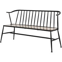 Bolero Alma Curved Back Slatted Bench