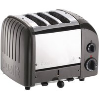 Dualit 2 + 1 Combi Vario 3 Slice Toaster Metallic Charcoal 31209