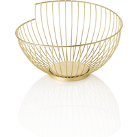 Was Germany Buffet Basket Gold Powder-Coated Metal Dia 28 cm