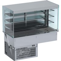 CombiSteel Drop-In Cubic Refrigerated Display WALL MODEL - ROLL UP 4/1