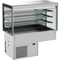 CombiSteel Drop-In Cubic Refrigerated Display WALL MODEL - ROLL UP 3/1