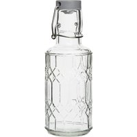 Olympia Geo Glass Water Bottle with Stopper 380ml (6 Pack)