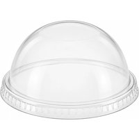 95mm Clear Greenspirit rPET Dome Lid No Slot (JC2) (16x50)