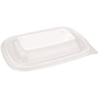 Fastpac Small Rectangular Food Container Lids 500ml / 17oz (300 Pack)