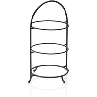 Was Germany Buffet Etagere 3-Stage 46.5 x 33 cm Black Steel